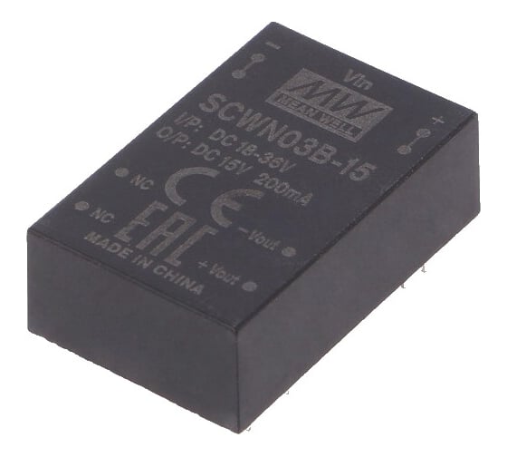 Преобразователь Mean Well SCWN03B-15 DC-DC Т02695808