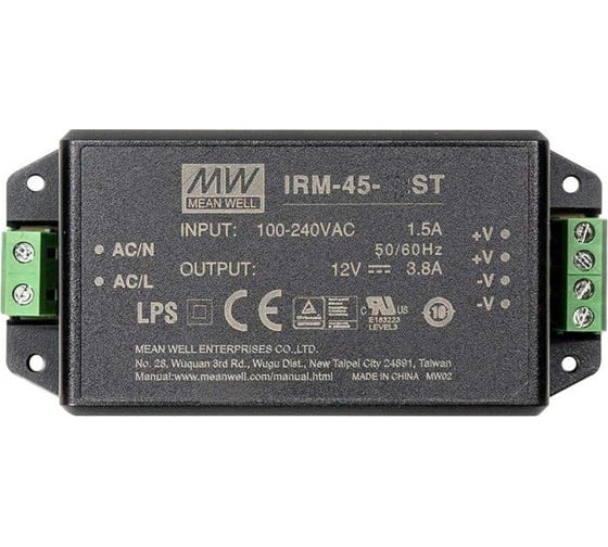 Источник питания Mean Well IRM-45-24ST AC-DC на печатную плату Т02288484