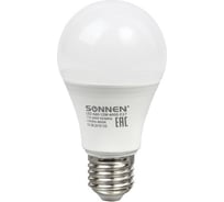 Светодиодная лампа SONNEN 12Вт, LED A60-12W-4000-E27, 453698