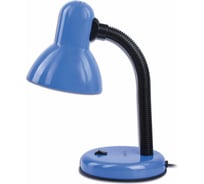 Настольный светильник SONNEN OU-203, на подставке, цоколь Е27, синий, 236677