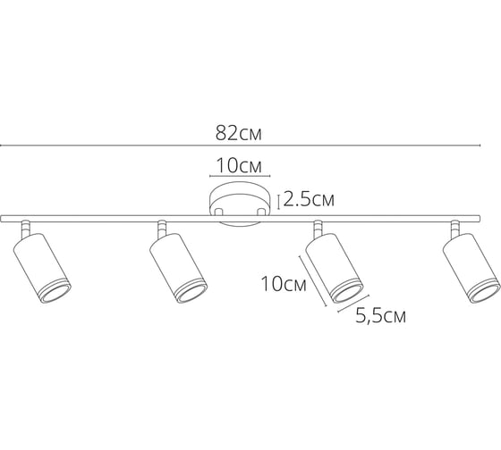 Спот ARTE LAMP imai A2365PL-4WH