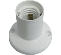 Патрон Пан Электрик E27 потолочный гладкий белый 24539 1