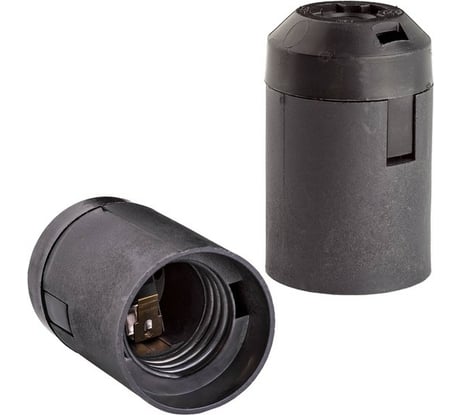 Патрон duwi E27 подвесной гладкий черный 24534 6