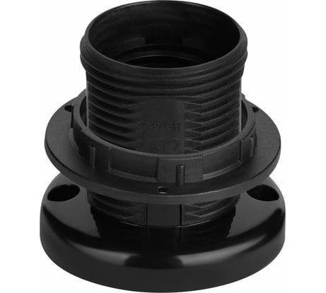 Патрон duwi E27 настенный резьбовой черный 24538 4