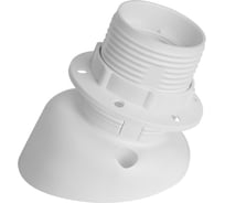 Патрон ПАН ЭЛЕКТРИК E27 настенный резьбовой белый 24537 7