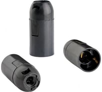 Патрон duwi E14 подвесной, гладкий, черный 24523 0