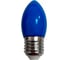Светодиодная лампа Ecola Candle led color 2,0w, 220v, e27, blue, свеча, синяя, матовая, колба, 82x37 C7TB20ELY 1