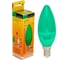 Светодиодная лампа Ecola Candle led color 6,0w, 220v, e14, green, свеча, зеленая, матовая, колба, 103x37 C4TG60ELY 1