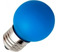 Светодиодная лампа Ecola Globe led color 2,0w g45, 220v, e27, blue шар, синий, матовая, колба, 70x45 K7CB20ELB