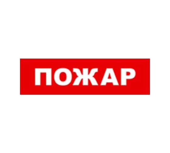 Охранно-пожарный оповещатель (световое табло) SKAT Пожар 12 LUX  8555 1