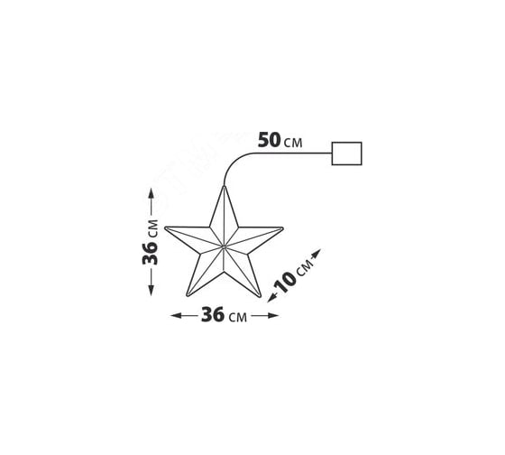 Звезда Uniel ULD-R505 3АА STAR UL-00011055