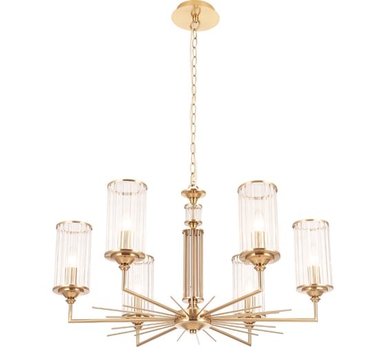 Подвесная люстра Crystal lux GLORIA SP6 BRASS