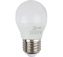 Светодиодная лампочка ЭРА RED LINE ECO LED P456W827E27 E27/Е27 6Вт шар теплый белый свет Б0020629