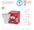 Светодиодная лампочка ЭРА RED LINE ECO LED MR167W840GU10 GU10 7Вт софит нейтральный белый свет Б0040876 2