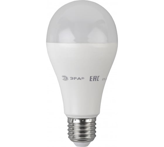 Светодиодная лампочка ЭРА RED LINE ECO LED A6518W840E27 Е27 / E27 18Вт груша нейтральный белый свет Б0031708