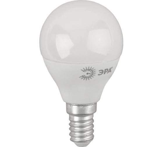 Светодиодная лампочка ЭРА RED LINE ECO LED P458W840E14 E14 / Е14 8Вт шар нейтральный белый свет Б0030023 1