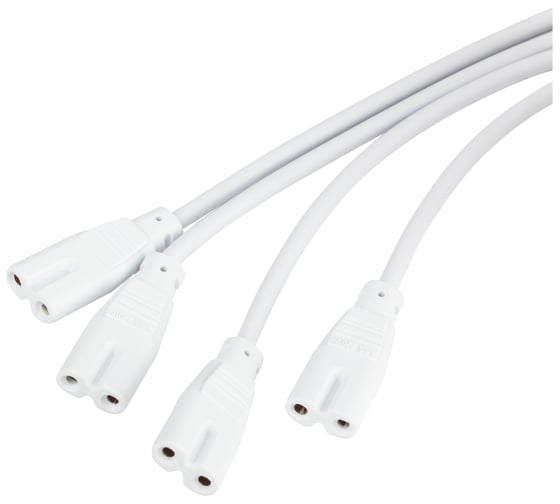Разветвитель сетевой для фитолампы ЭРА FITO 4х IEC C7 (2 pin) для подключения 4 светильников Б0061036