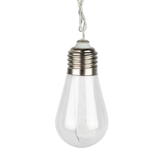 Гирлянда ЭРА ENIN16M нить С Новым годом, 3 м, 16 LED, мультиколор, IP20 Б0060415 1