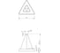 Светильник ЭРА светодиодный Geometria Delta SPO153B40K030 30Вт 4000К 2100Лм IP40 600х600х80 черный Б0050579 6