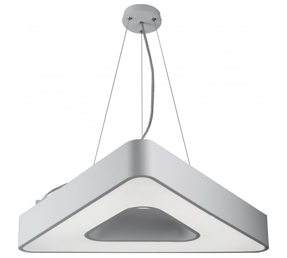 Светильник ЭРА светодиодный Geometria Delta SPO153W40K030 30Вт 4000К 2100Лм IP40 600х600х80 белый Б0050578 1