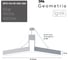 Светильник ЭРА светодиодный Geometria Igrek SPO144W40K066 66Вт 4000К 4000Лм IP40 1200х1200х80 белый Б0050572 8