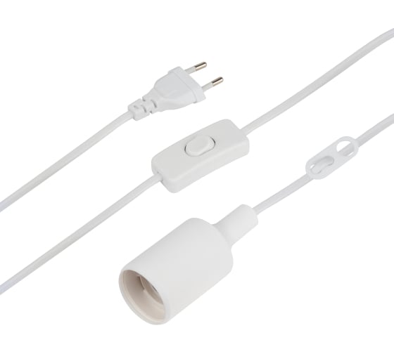 Светильник для растений ЭРА FITOHolder E27 3м с проводом и выключателем для фитоламп, с цоколем Е27 Б0061585