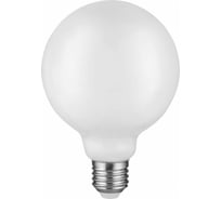 Светодиодная лампочка ЭРА FLED G9512w840E27 OPAL E27 / Е27 12Вт филамент шар матовый нейтральный белый Б0047037