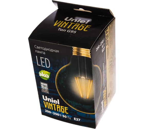 Светодиодная лампа Uniel LED-G95-6W/GOLDEN/E27 GLV21GO Vintage UL-00002359