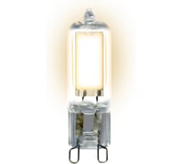 Светодиодная лампа Uniel прозрачная LED-JCD-4W/WW/G9/CL GLZ01TR UL-00001815