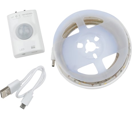 Комплект светодиодной ленты Uniel IP65 ULS-R21-2,4W/4000K/1,0M/RECH SENSOR Smart Light UL-00004450