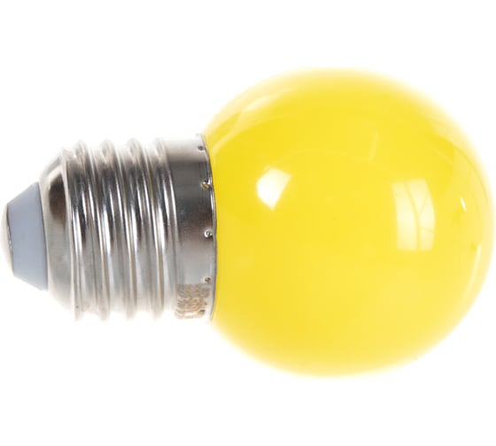 Декоративная светодиодная лампа Volpe LED-G45-1W/YELLOW/E27/FR/С UL-00005649