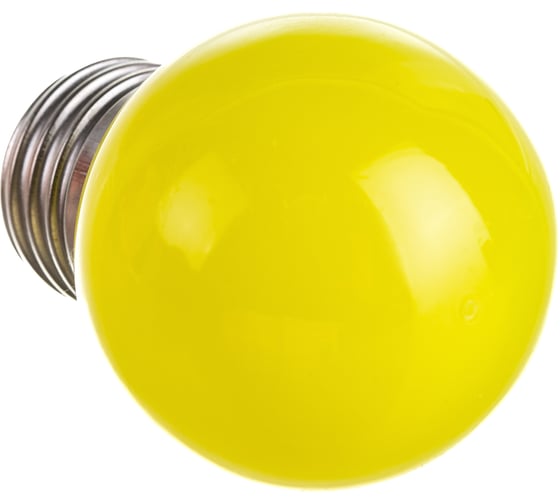 Декоративная светодиодная лампа Volpe LED-G45-1W/YELLOW/E27/FR/С UL-00005649