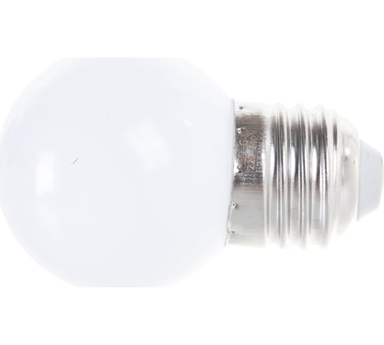 Декоративная светодиодная лампа Volpe LED-G45-1W/RGB/E27/FR/С UL-00005808