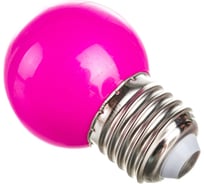 Декоративная светодиодная лампа Volpe LED-G45-1W/PURPLE/E27/FR/С UL-00005652