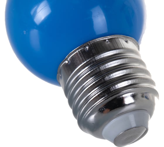 Декоративная светодиодная лампа Volpe LED-G45-1W/BLUE/E27/FR/С UL-00005647