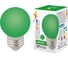 Декоративная светодиодная лампа Volpe LED-G45-1W/GREEN/E27/FR/С UL-00005648 3