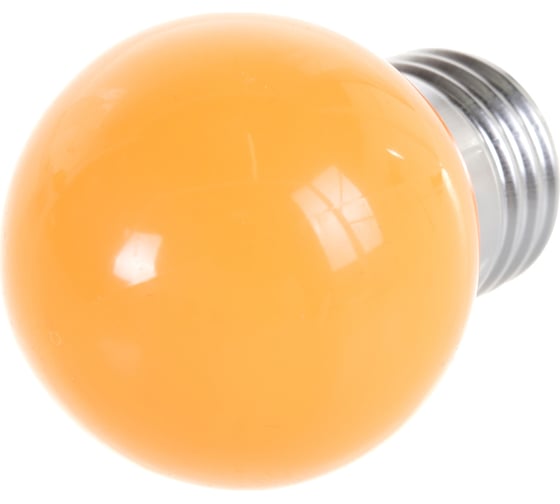 Декоративная светодиодная лампа Volpe LED-G45-1W/ORANGE/E27/FR/С UL-00005650