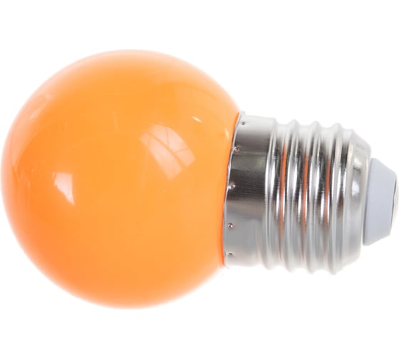 Декоративная светодиодная лампа Volpe LED-G45-1W/ORANGE/E27/FR/С UL-00005650