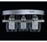Люстра De City Мадлен 3x40W E14+22W LED 220 V пульт 424011203 4