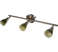 Спот De Markt Мона хром/зеленый 3*40W Е14 220 V 504021403