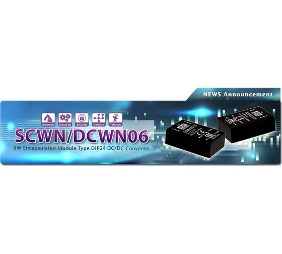 Преобразователь DC-DC Mean Well DCWN06C-15 Т03025576