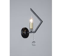 Настенный светильник Мелодия Света pl7590-1w cp+bk 000062438