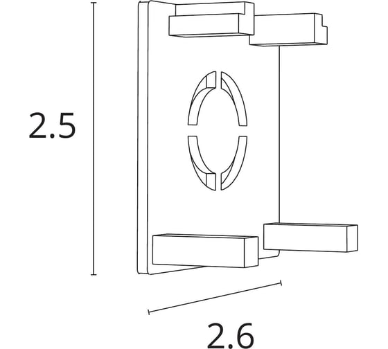 Заглушка для накладного шинопровода ARTE LAMP optima-accessories A741106