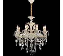 Подвесная люстра ВИНКРУС E14x8x40W LF8000/8 WH+GOLD
