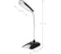 Настольный светильник Ultraflash UF-712 C02 черный Led  6Вт 13780 2