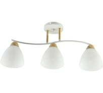 Потолочная люстра ВИНКРУС WH+WOOD, E27x3x60W XA1452B/3