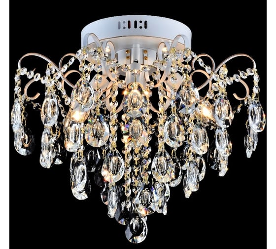 Потолочная люстра ВИНКРУС WH+GOLD, E14x4x60W+LED 4x2W XE4047/4 1