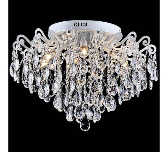 Потолочная люстра ВИНКРУС WH+SILVER, E14x7x60W+LED 7x2W XE4033/7 1