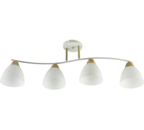 Потолочная люстра ВИНКРУС WH+WOOD, E27x4x60W XA1452B/4