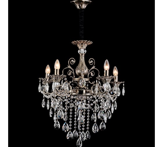 Подвесная люстра ВИНКРУС E14x5x40W LF8000/5 AB 1